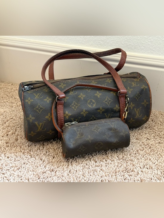 Louis Vuitton Handbags - Louis Vuitton Monogram Papillon 30 Vintage Handbag w Pouch Brown Canvas